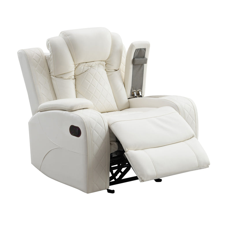 ORION II GLIDER RECLINER-WHITE