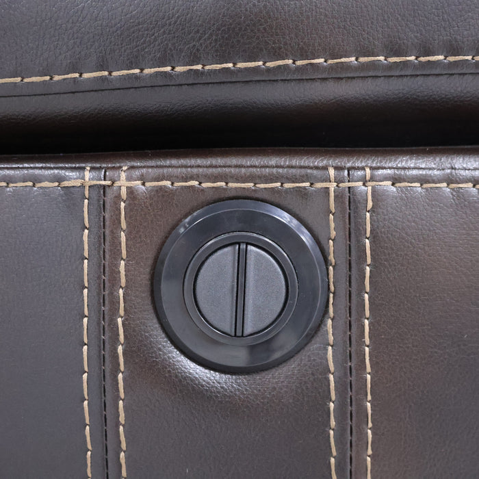 KELLEN GLIDER RECLINER W/PWR FR-BROWN