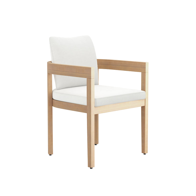 WESLEY PATIO SIDE CHAIR - 6PCS - WHITE
