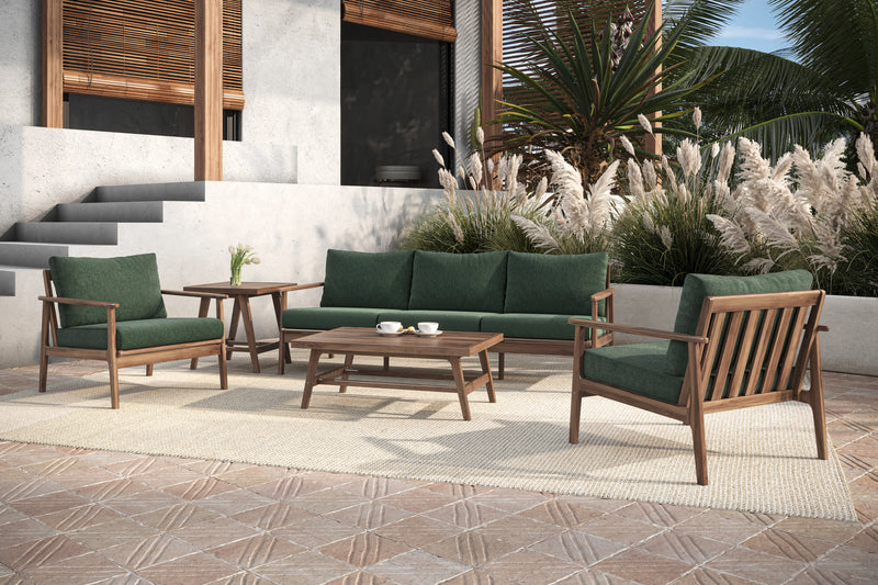 ASHTON OUTDOOR - 5PCS SET (SOFA,2CH,COFFEE & END TABLE) - MOS