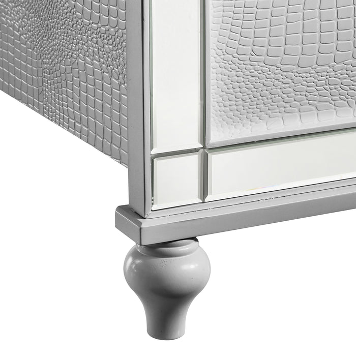 VALENTINO 6/0 WK BED - SILVER