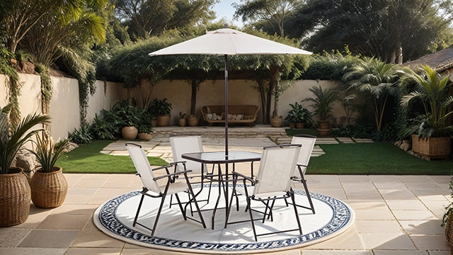 Fallone - 7 Pc. Outdoor Dining Set
