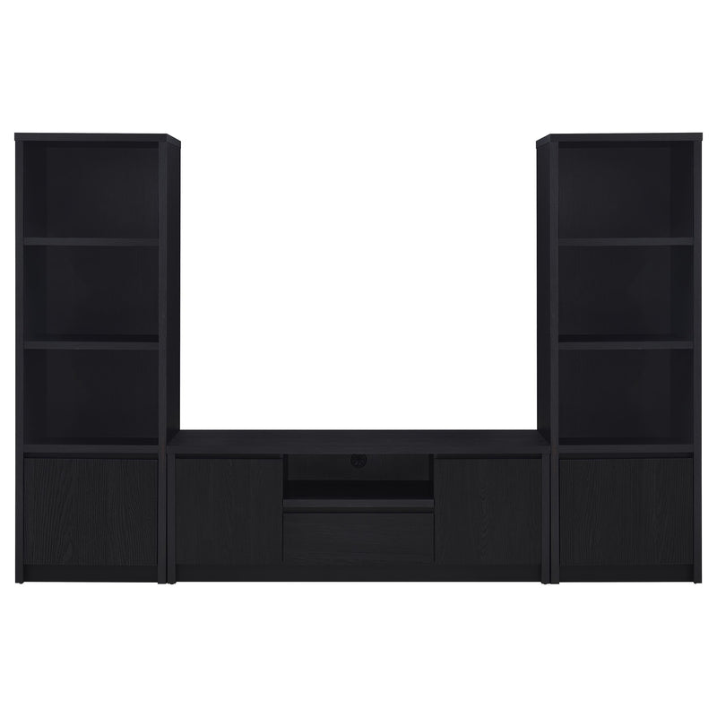 Winfield 60-inch 2-door TV Stand Media Console Black