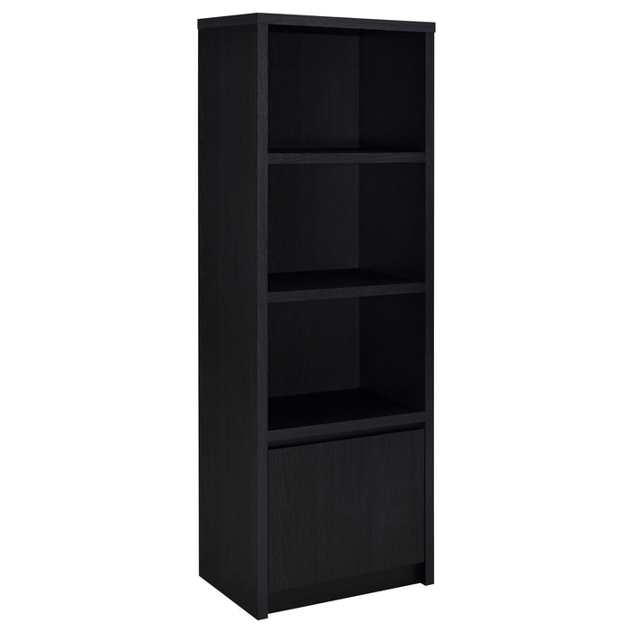 Winfield 3-shelf Media Tower Entertainment Pier Black