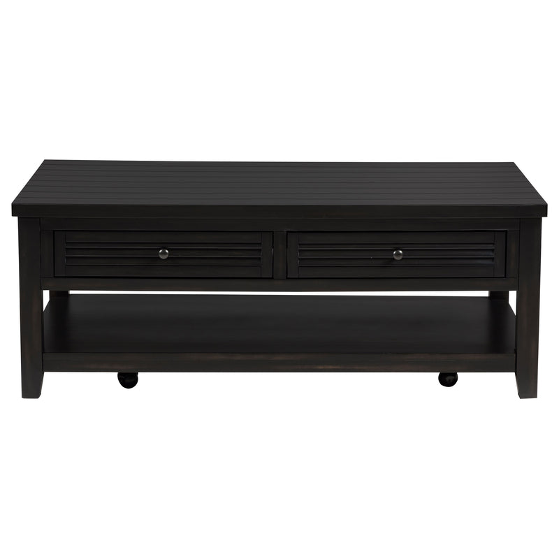 Concord 2-piece Coffee and End Table Set Distressed Java