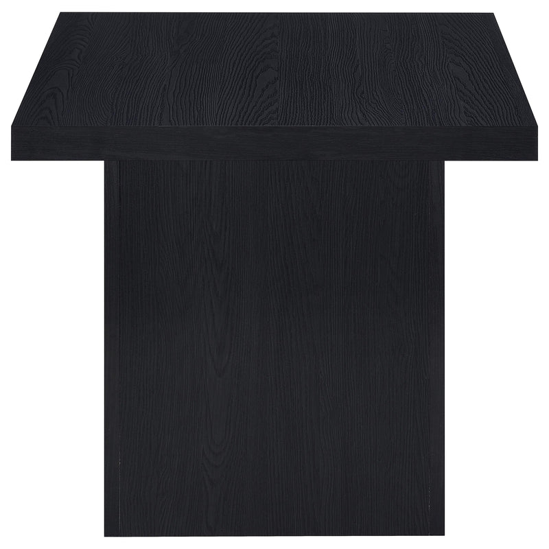 Max 3-piece Rectangular Coffee and End Table Set Black