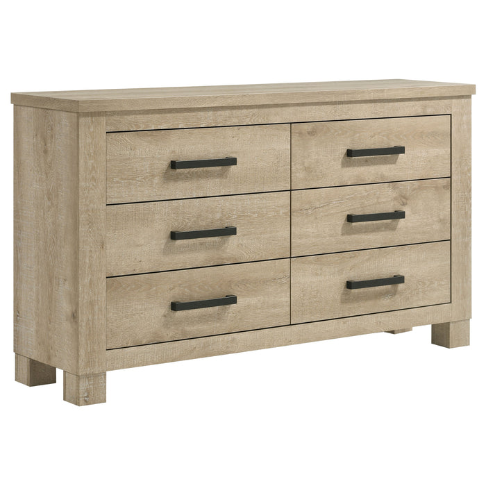 Oakglen 5-piece Eastern King Bedroom Set Weathered Oak
