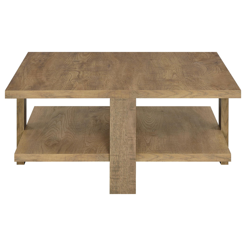 Dawn 3-piece Round Coffee and End Table Set Mango Brown