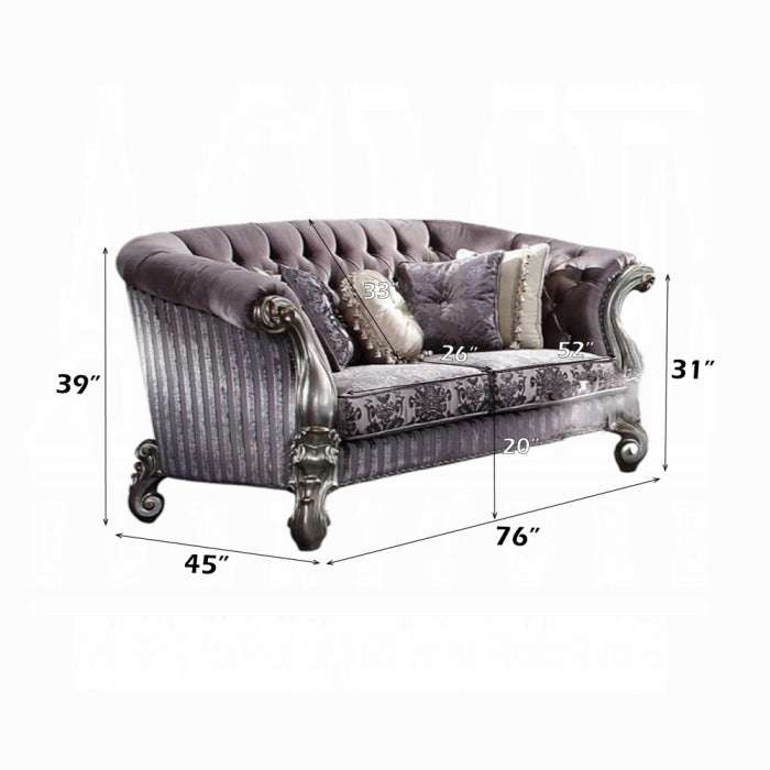 Versailles Loveseat W/5 Pillows