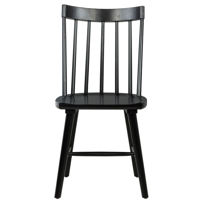 Middleton Solid Wood Dining Side Chair Black (Set of 2)