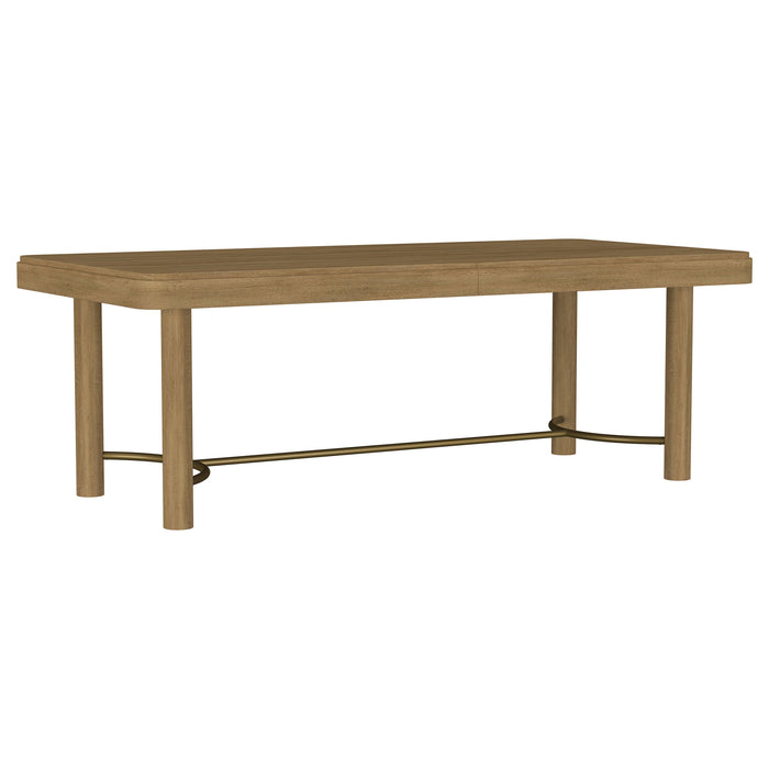 Arini 5-piece Extension Leaf Dining Table Set Sand Wash