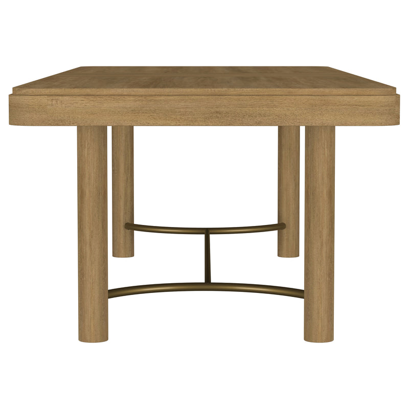 Arini 7-piece Extension Leaf Dining Table Set Sand Wash