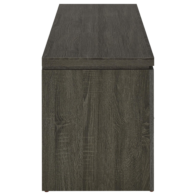 Elkton 2-drawer Engineered Wood 59-inch TV Stand Weathered Grey