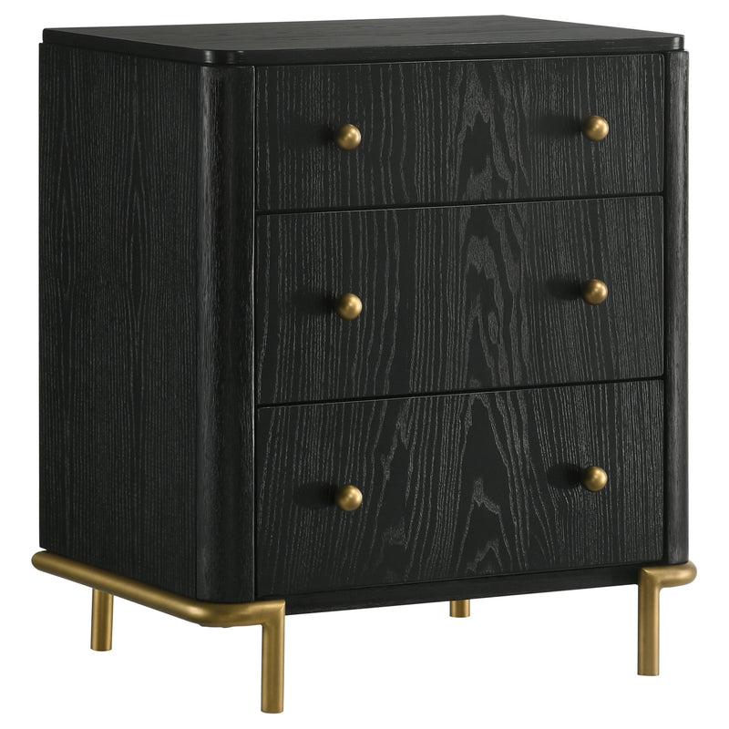 Arini 4-piece Queen Bedroom Set Cream and Black