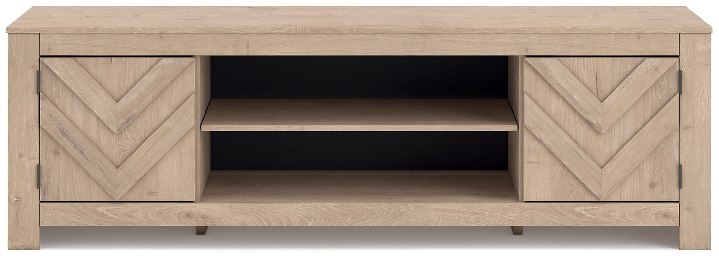 Cayboni LG TV Stand w/Fireplace Option