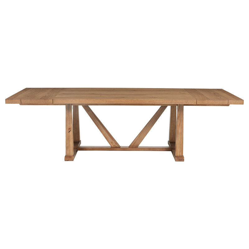 Middleton 7-piece Extension Leaf Dining Set Natural Brown