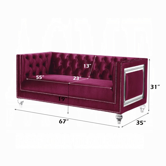 Heibero Loveseat W/2 Pillows (Same 56896)