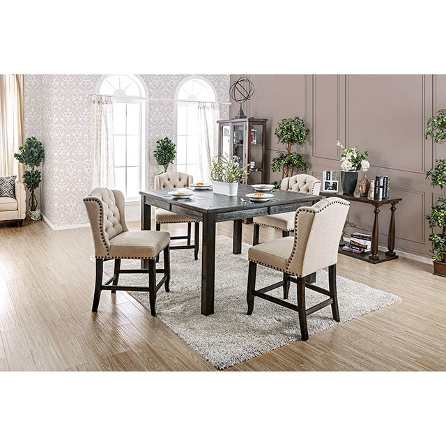 Sania - 7 Pc Counter Ht Table Set