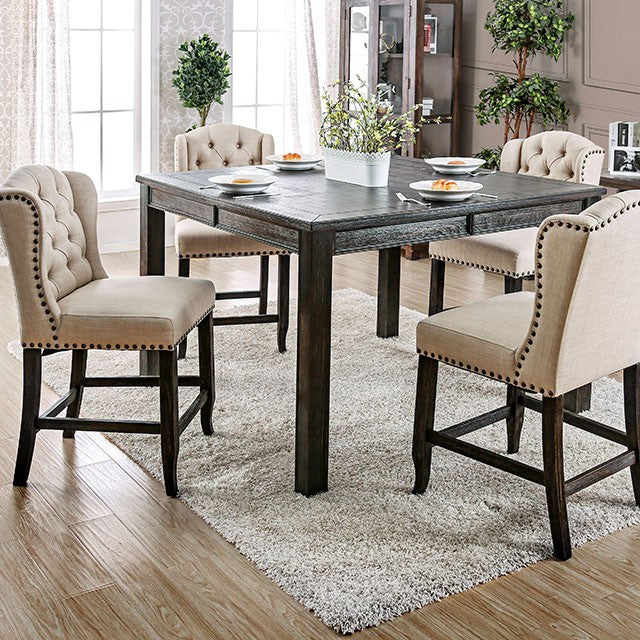 Sania - 7 Pc Counter Ht Table Set