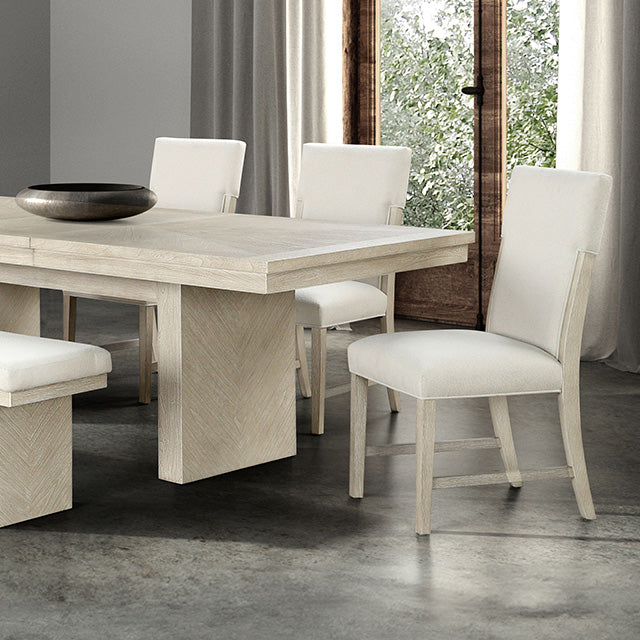 Hagerman - 6 Pc Dining Table Set w/ Bench