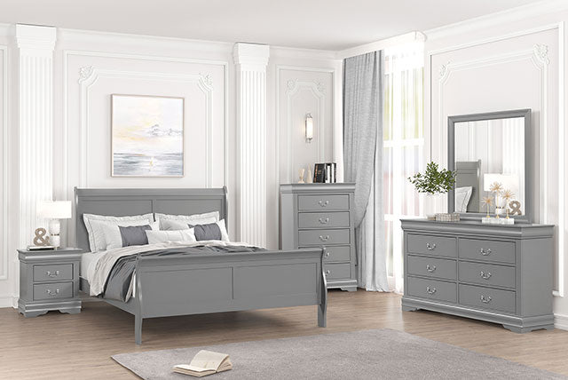 Louis Philippe - 4 Pc Queen Bedroom Set