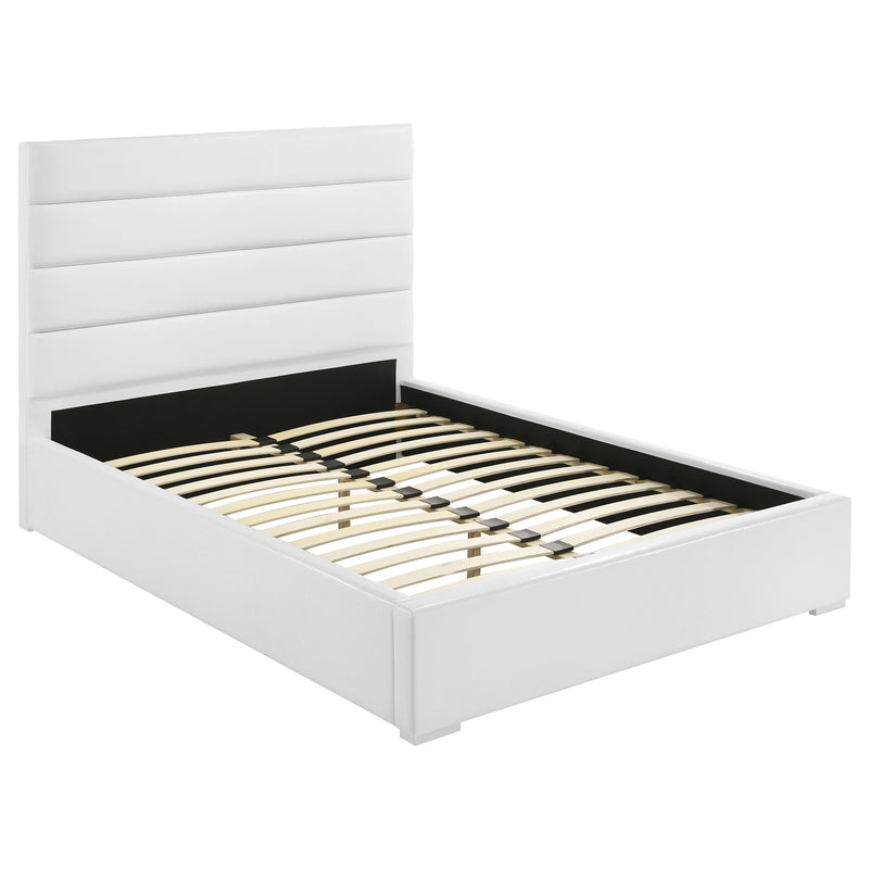 Felicity 53-inch Upholstered Twin Platform Bed White