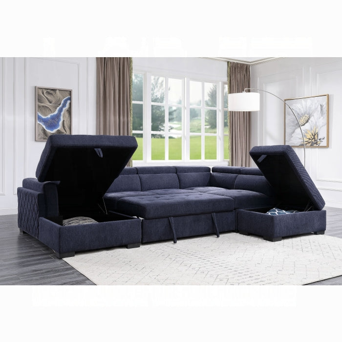 Nekoda Sectional Sofa W/Storage & Ottoman