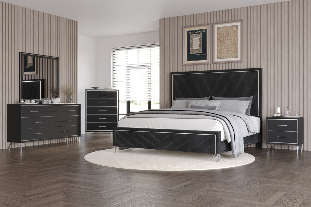 AVA 7 DRAWER DRESSER-EBONY