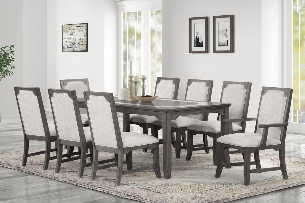 LISBON RECTANGLE DINING TABLE-GRAY