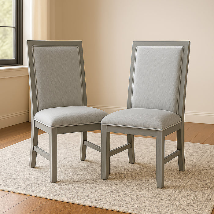FIONA DINING SIDE CHAIR (2 PER CARTON)-MIST GRAY