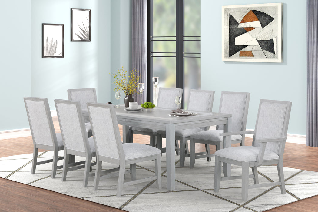 FIONA RECTANGLE DINING TABLE-MIST GRAY