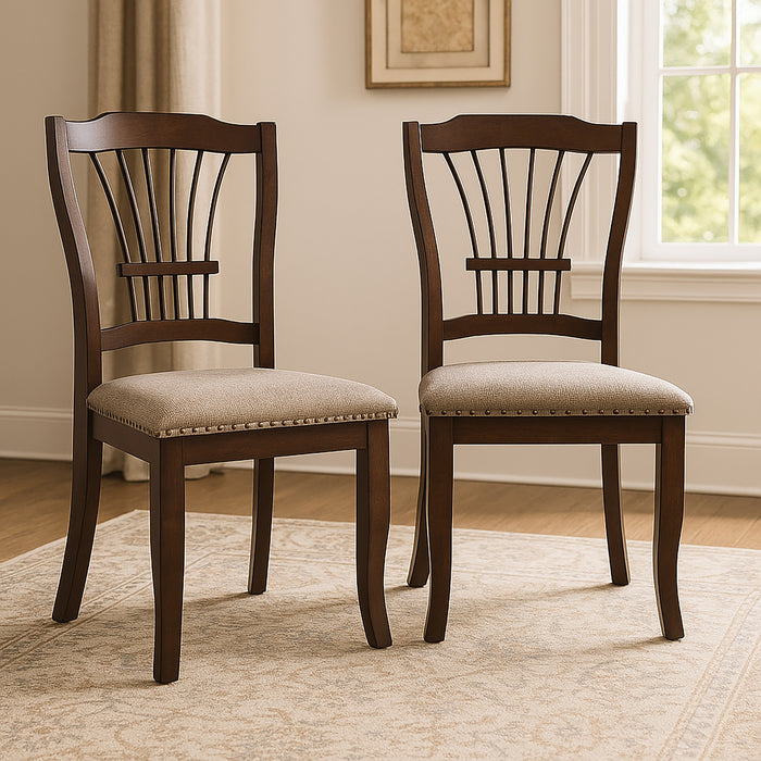 BIXBY  DINING CHAIR (2 PER CARTON)-ESPRESSO