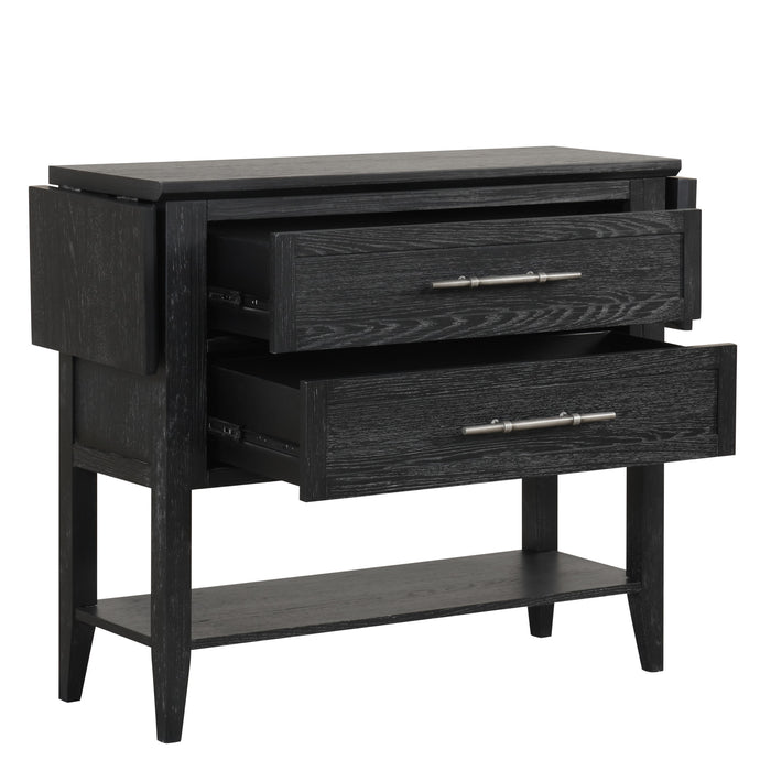 SABLE CREST DROP LEAF SERVER-BLACK