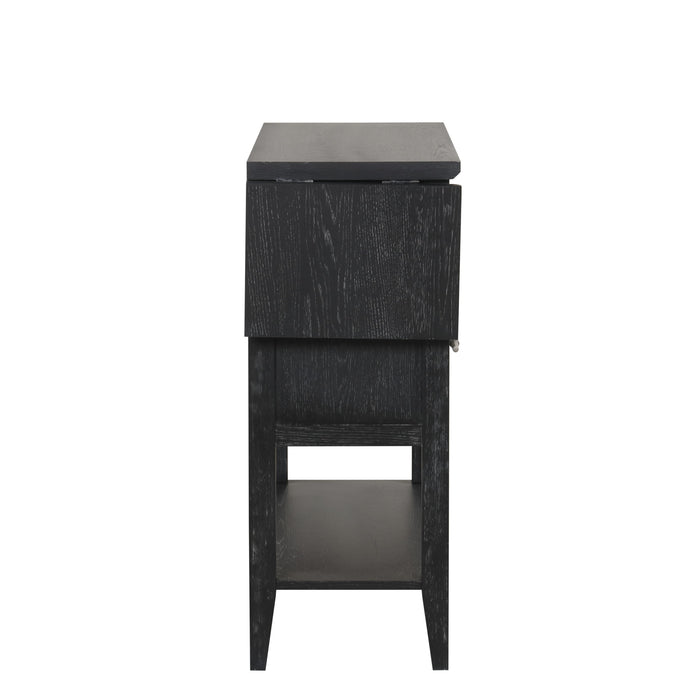 SABLE CREST DROP LEAF SERVER-BLACK