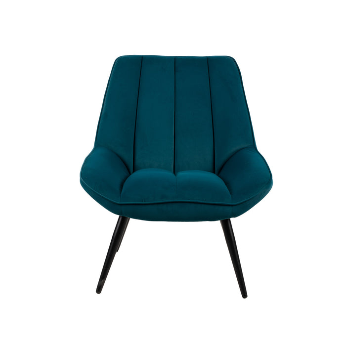 ASTRID GREEN VELVET ACCENT CHAIR