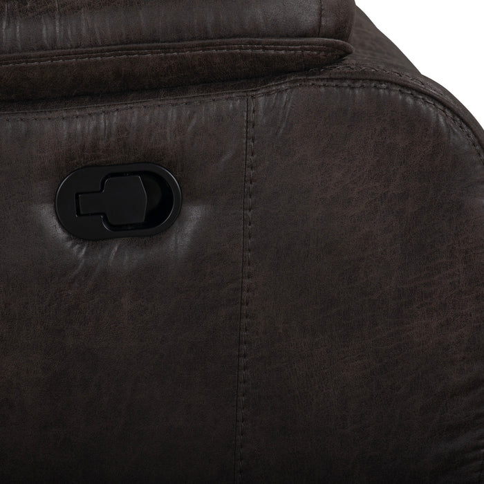 BROOKINGS GLIDER RECLINER-CHARCOAL