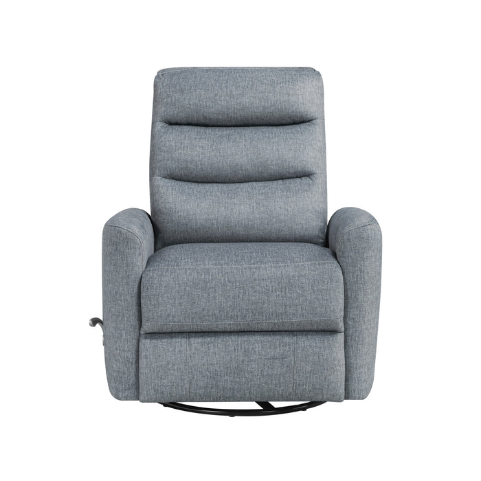 TAKAMI SWIVEL RECLINER-GRANITE POLY