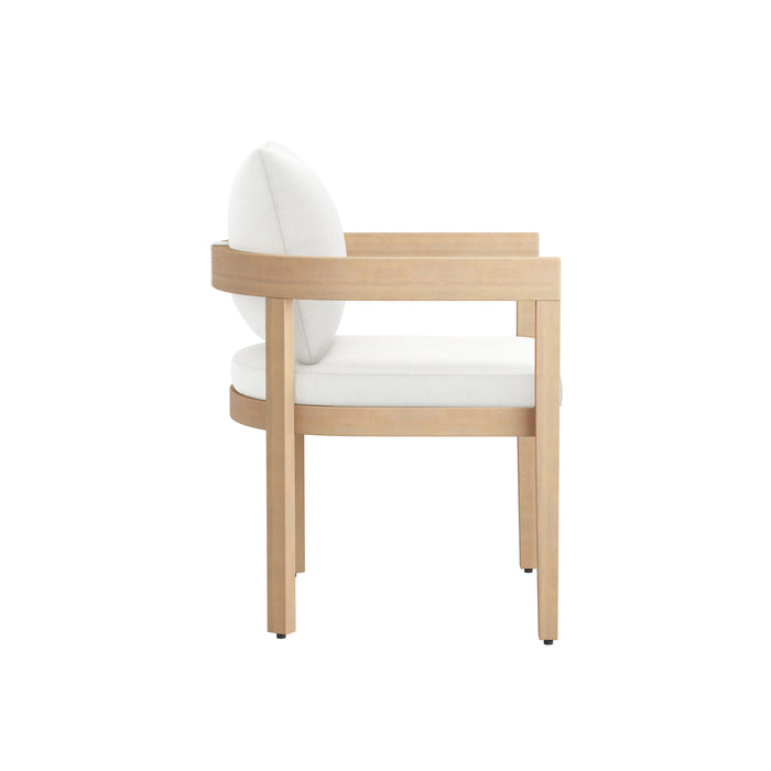 WESLEY PATIO SIDE CHAIR - 4PCS - WHITE