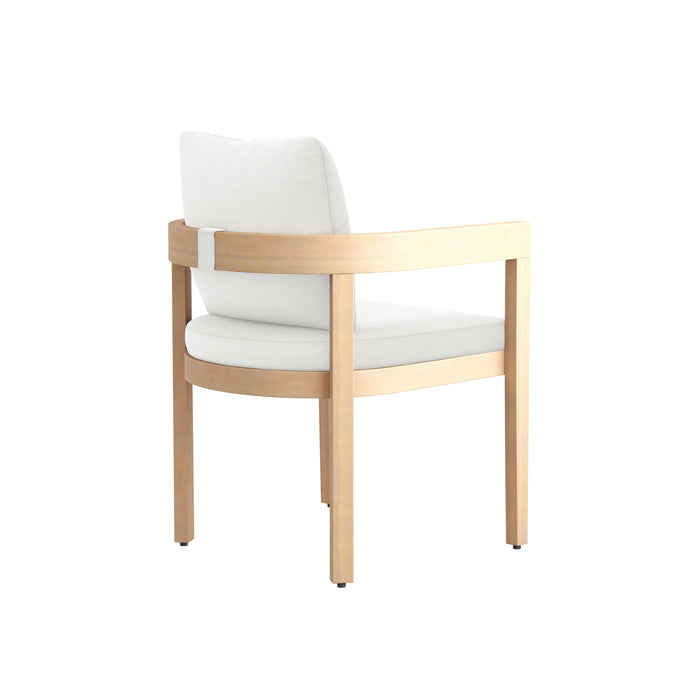 WESLEY PATIO SIDE CHAIR - 2PCS - WHITE