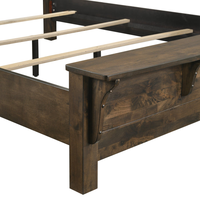 BLUE RIDGE 5/0 Q BED -RUSTIC GRAY