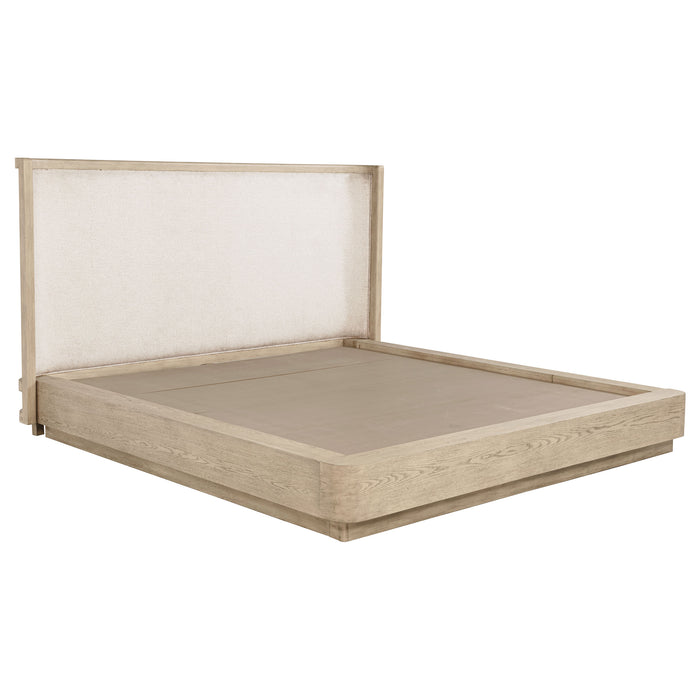 Kailani 5-piece Eastern King Bedroom Set Beige Oak