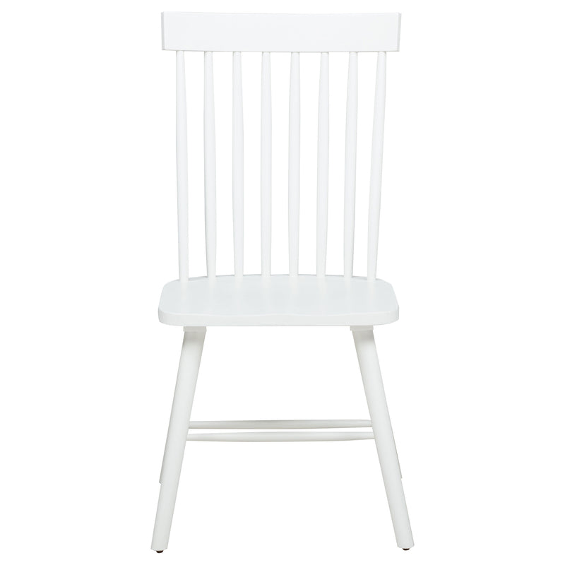 Andrews 7-piece Rectangular Dining Set Light Ash and White