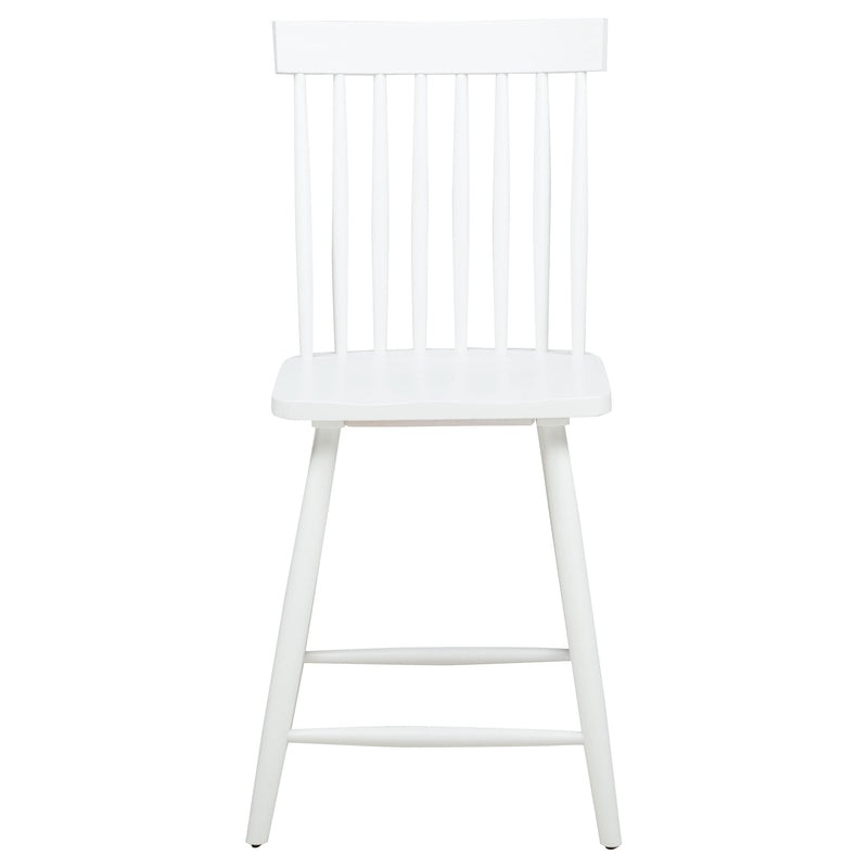 Andrews Windsor Counter Height Dining Side Chair White (Set of 2)