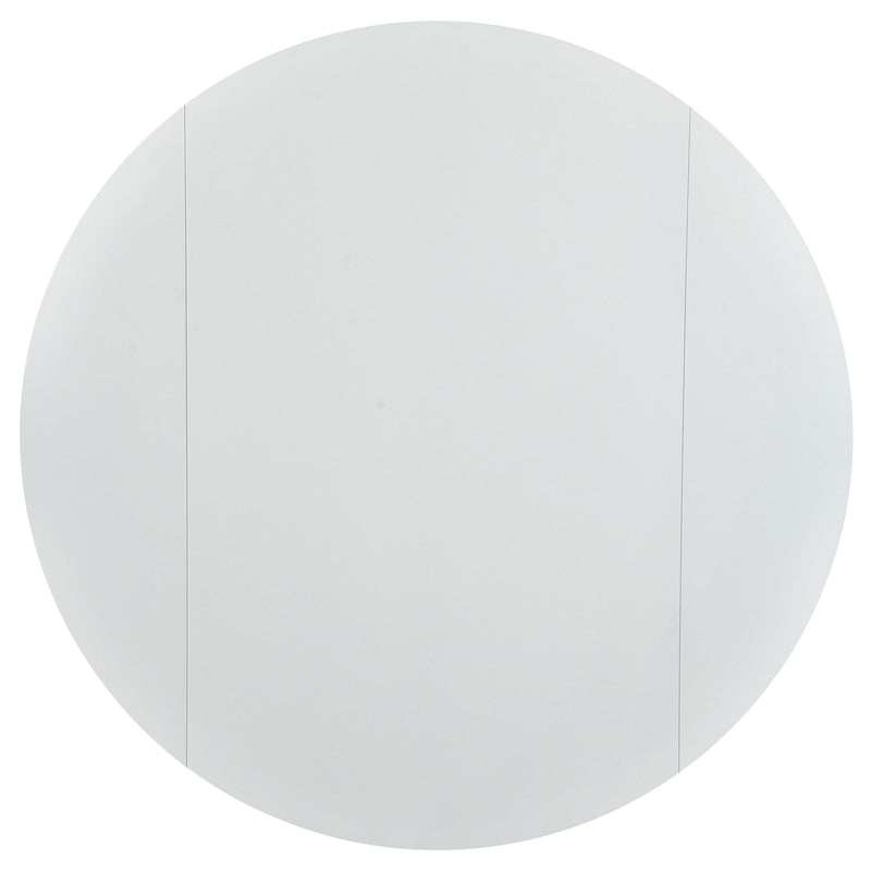 Bucknell 3-piece Round Drop Leaf Dining Table Set White