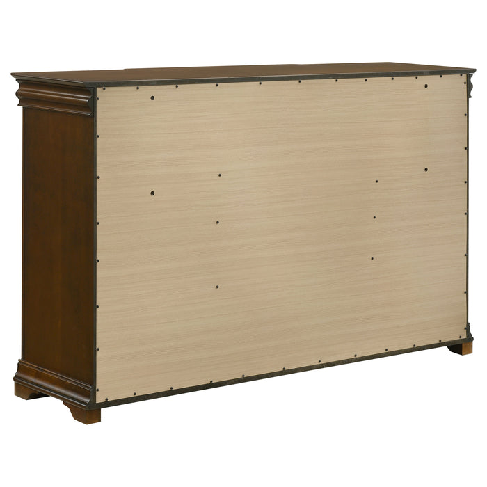 Garland 5-piece Eastern King Bedroom Set Brown Cherry
