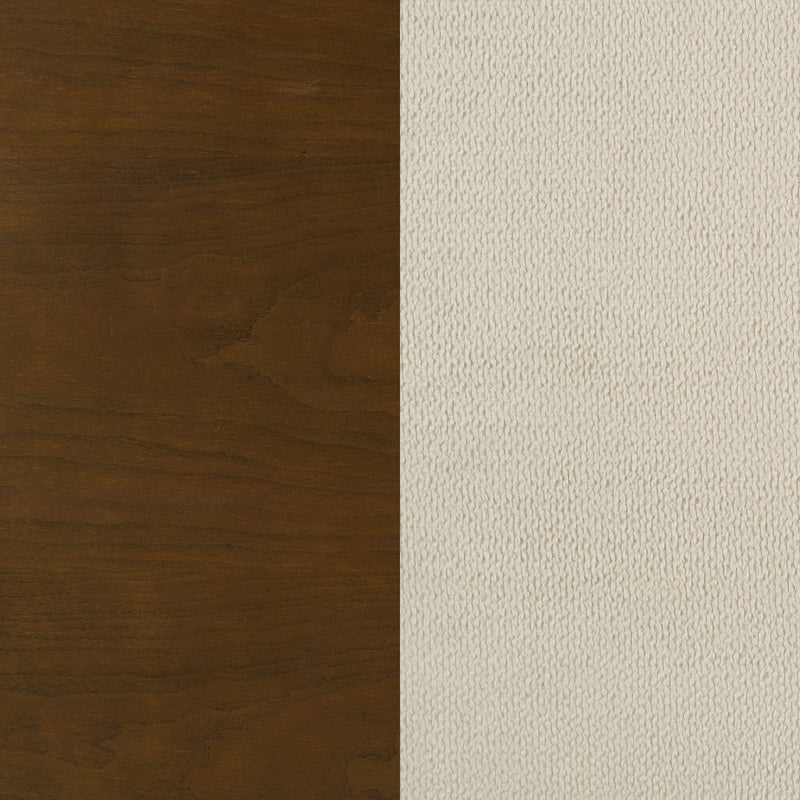 Garland 58-inch Queen Panel Bed Cream and Brown Cherry