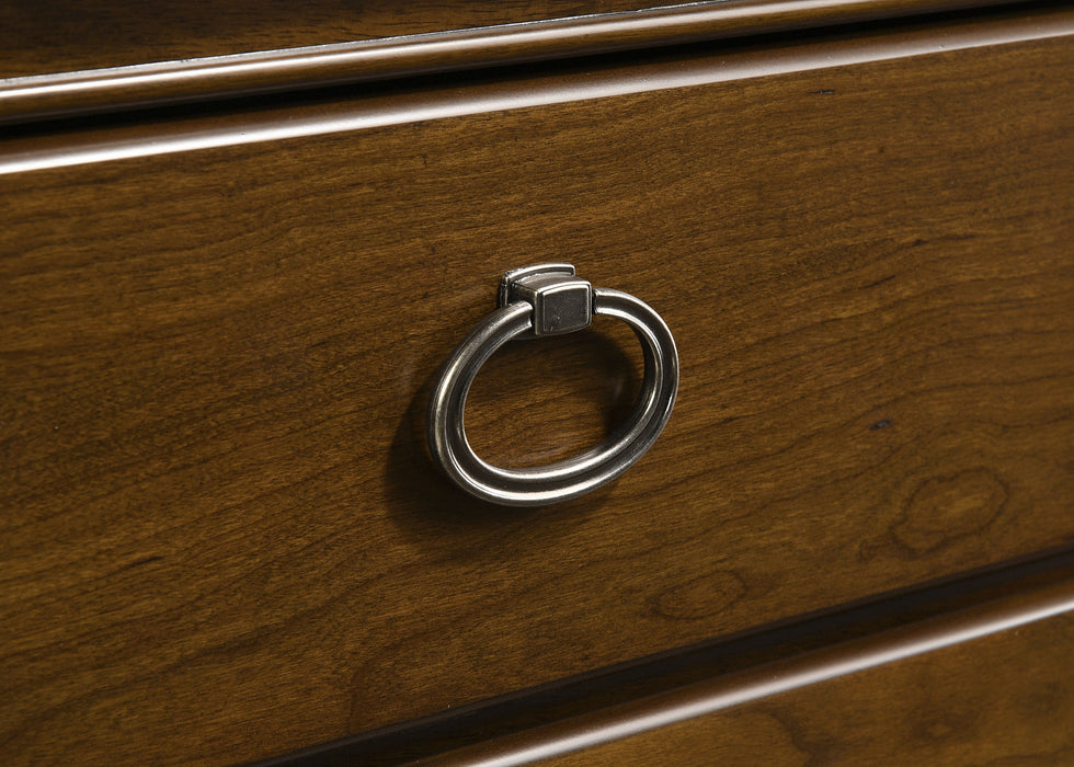 Garland 2-drawer Nightstand Bedside Table Brown Cherry