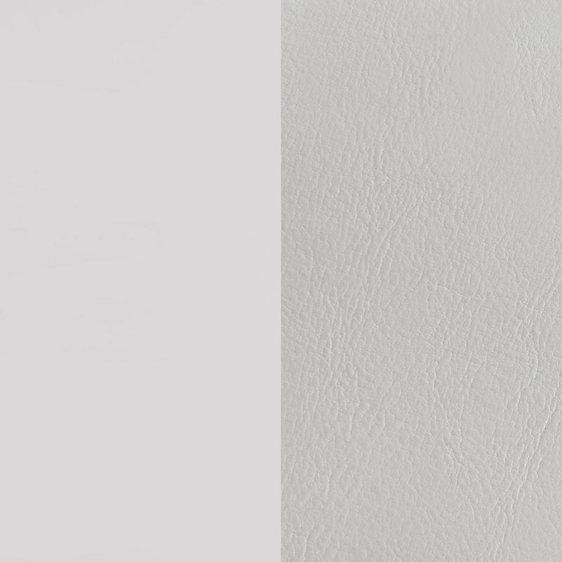 Cassia Queen LED Panel Bed White High Gloss