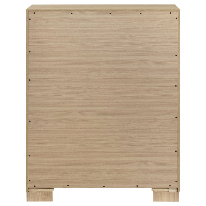 Arielle 4-drawer Bedroom Chest of Drawers Light Oak