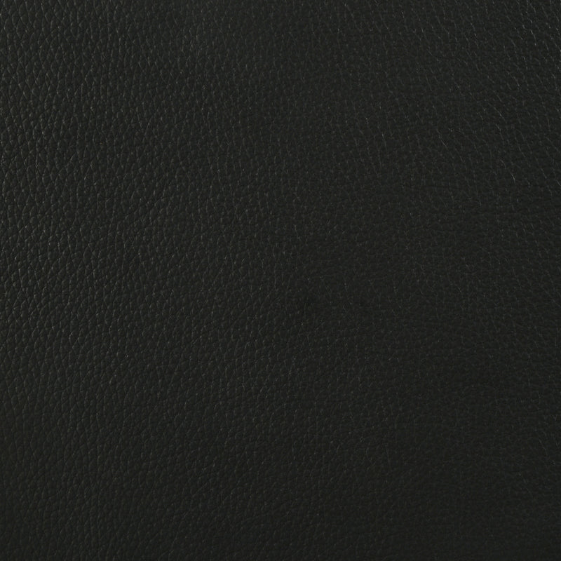 Medley Genuine Leather Queen Panel Platform Bed Black